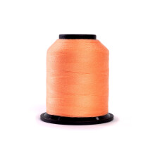 Finesse trd solide farver | 100% polyester 3-lags 50wt | Trdkegler | 100 % polyestertrd til quiltning og syning (Dreamsicle 1 100 Yards)