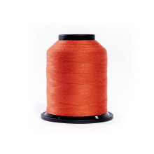 Finesse draad effen kleuren | 100% polyester 3-laags 50 gew. | Draadkegels | 100% polyester draad voor quilten en naaien (koper 1 100 meter)