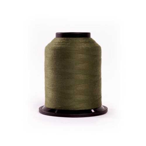 Finesse Thread Solid Colors | 100% Polyester  3ply  50wt | Thread Cones | 100% Polyester Thread for Quilting and Sewing (Seaweed Green  1 100 Yards)