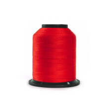 Finesse draad effen kleuren | 100% polyester 3-laags 50 gew. | Draadkegels | 100% polyester draad voor quilten en naaien (poppy 1 100 yards)