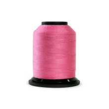 Finesse trd solide farver | 100% polyester 3-lags 50wt | Trdkegler | 100 % polyestertrd til quiltning og syning (Princess Pink 1 100 meter)