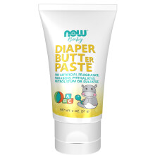 NOW Foods Baby  Diaper Butter Paste  Fragrance Free  No Artificial Fragrance  Parabens  Phthalates  or Petrolatum  2-Ounce