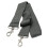 Hordion Snare Drum Sling Strap Ρυθμιζόμενος ιμάντας ώμου από νάιλον για μπάντα πορείας, γκρι 2