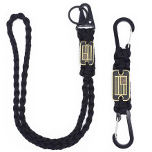 ZXKHYOR 2 db Nagy teherbrs Paracord zsinr nyaklnc 550 fonott kulcstart pnt, USA zszlval ejtoernyos ktl nyaklnc Kulcstartk fonott eros zs