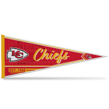 Rico Industries NFL Football Kansas City Chiefs Classic 12"""" x 30"""" Felt Wall D?cor Pennant - Great for Home/Bed Room/Man Cave D?cor