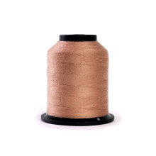 Finesse trd solide farver | 100% polyester 3-lags 50wt | Trdkegler | 100 % polyestertrd til quiltning og syning (Buckskin Brown 1 100 Yards)