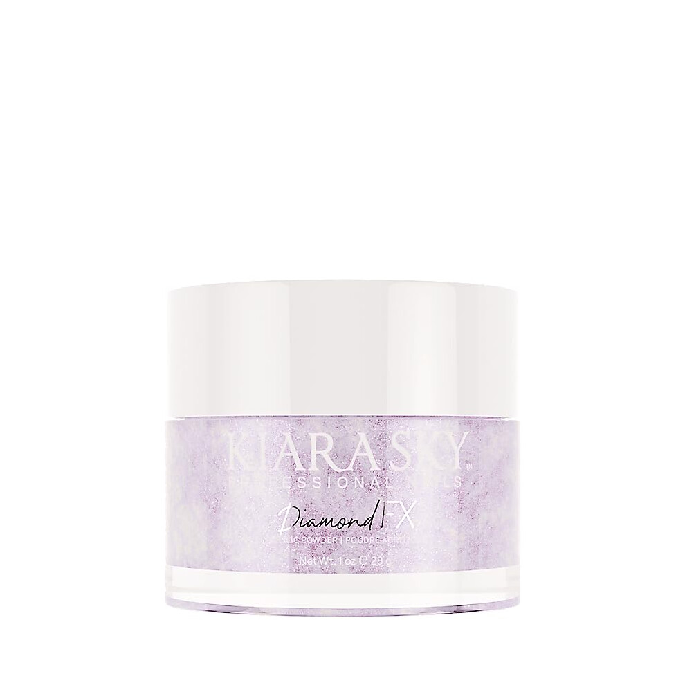 Kiara Sky Diamond Fx Acrylic - Reflective Glitter Acrylic Powder For Nails - Grape Idea! (Afx04)