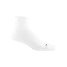 Darn Tough Vermont Men's Run 1/4 Ultra-Lightweight with Cushion Sock (Style 1040) - White X-Large