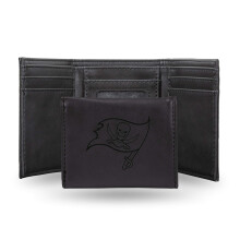 Rico Industries lzergravrozott hromrszes pnztrca Tampa Bay Buccaneers fekete 3,25 x 4""""