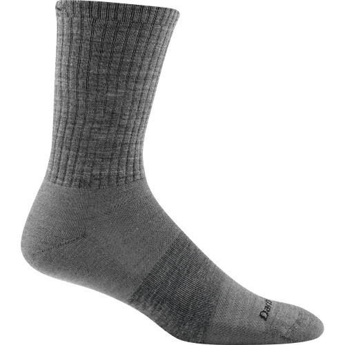 Darn Tough Standard Light Cushion Crew Socks - Herr Medium Grey Large