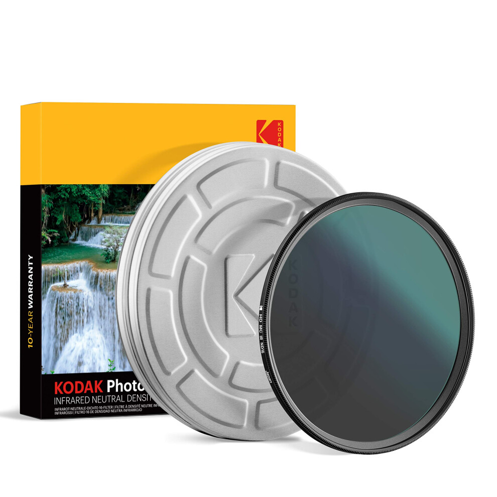 KODAK IR Neutral Density Filter ND16 Filter Stops Overexposure Reduces Depth of Field Captures Motion Reduces Infrared for Color Accuracy  Slim  Nano
