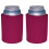 Blank Thick Foam Old School Can Cooler (2 Pack Fuchsia) 1