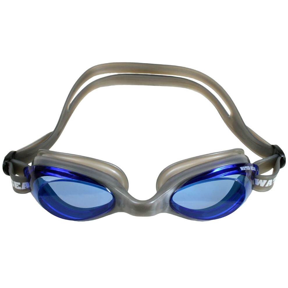 Water Gear Razor Antibeschlag-Schutzbrille (Blau Mit Silbernem Rahmen)-image