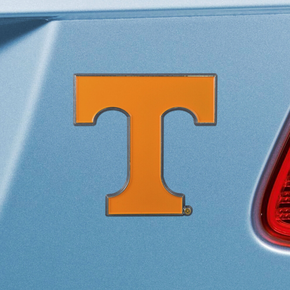 Fanmats 22253 Tennessee Volunteers 3D Color Metal Emblem Diecut Team Logo Auto Emblem 842281122534