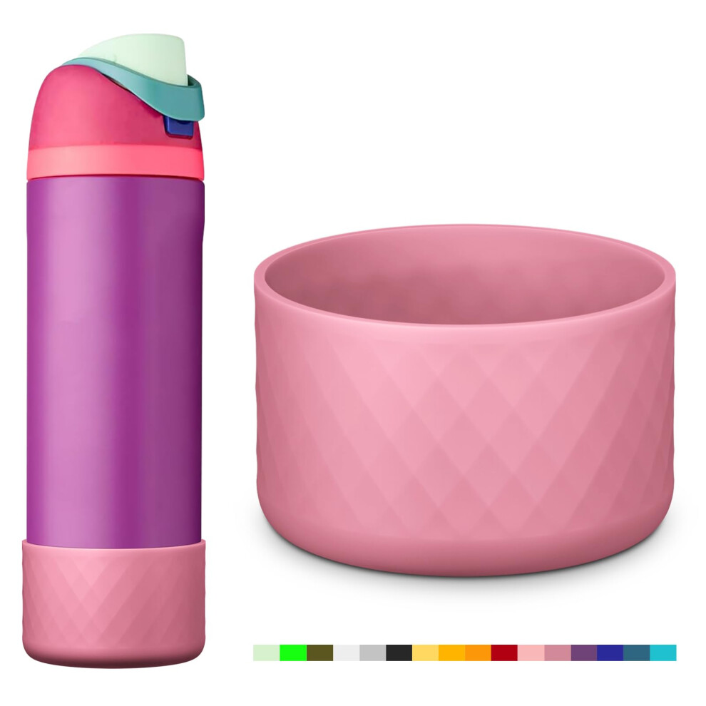 yoelike Silicone Boot for Owala Water Bottle 24 oz  Anti-Slip Protective Sleeve for FreeSip/Twist/Flip  Bottom Bumper Cover for Watter Bottle Accessor-image-OPC-PGSNF2H-NEW