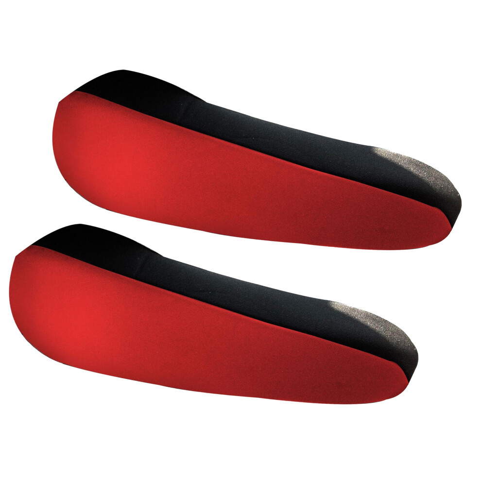 Fh Group Flat Cloth Fabric Armrest Cover Semi-Universal Fit One Pair Red 842319164659
