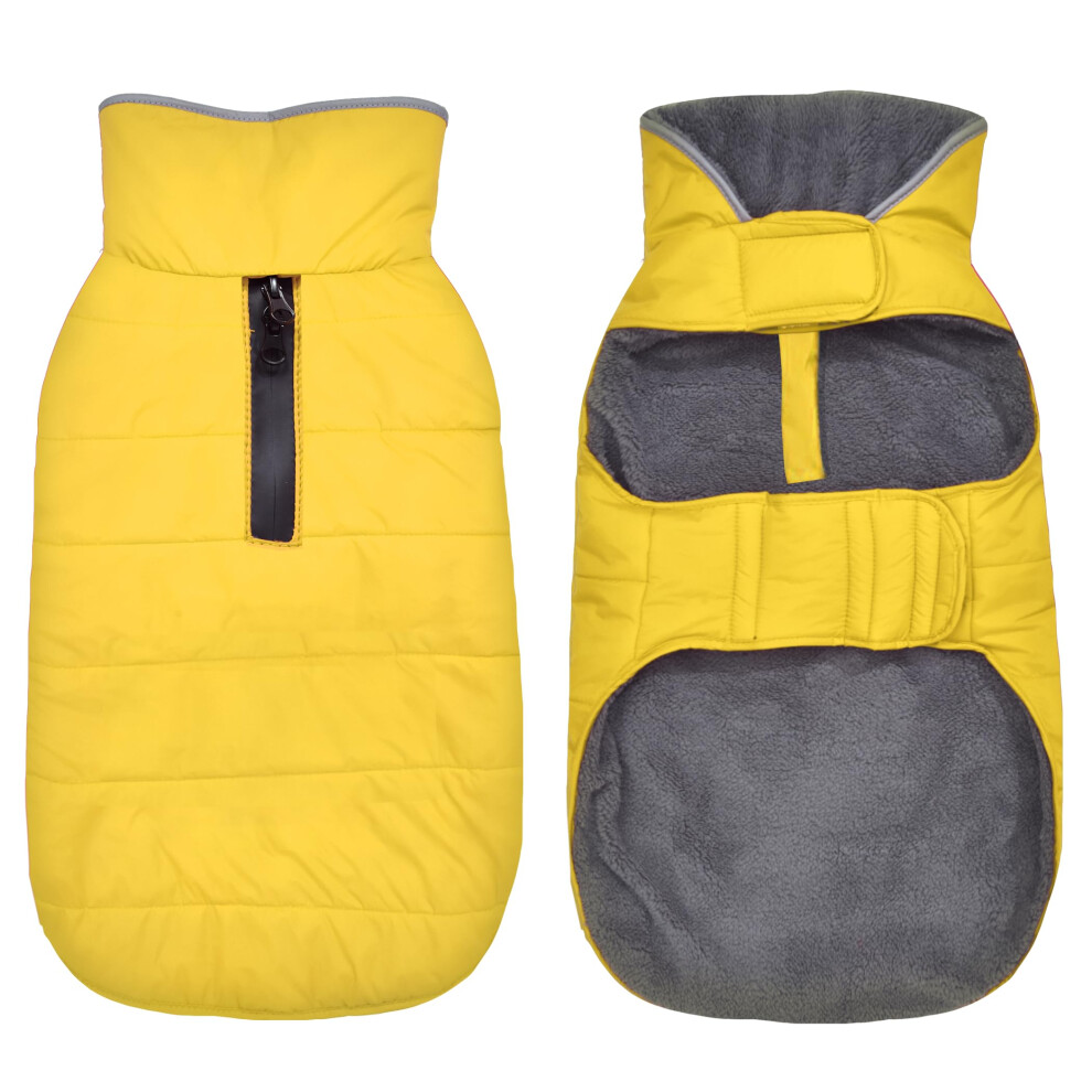 Abrigo De Invierno Petglad Para Perros, Chaqueta Impermeable Con Orificio Para Correa, Reflectante, C Lido, Para La Nieve, Chaleco Polar Resisten-image