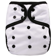 Copripannolini lavabili OsoCozy taglia unica - Chiusura a scatto regolabile e doppi tasselli sulle gambe per neonati e bambine da 3,6 a 16 kg. Ut