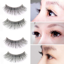 (5 Pairs) Beauty 10pcs 3d False Eyelashes Natural Eye Extension Handmade Lashes