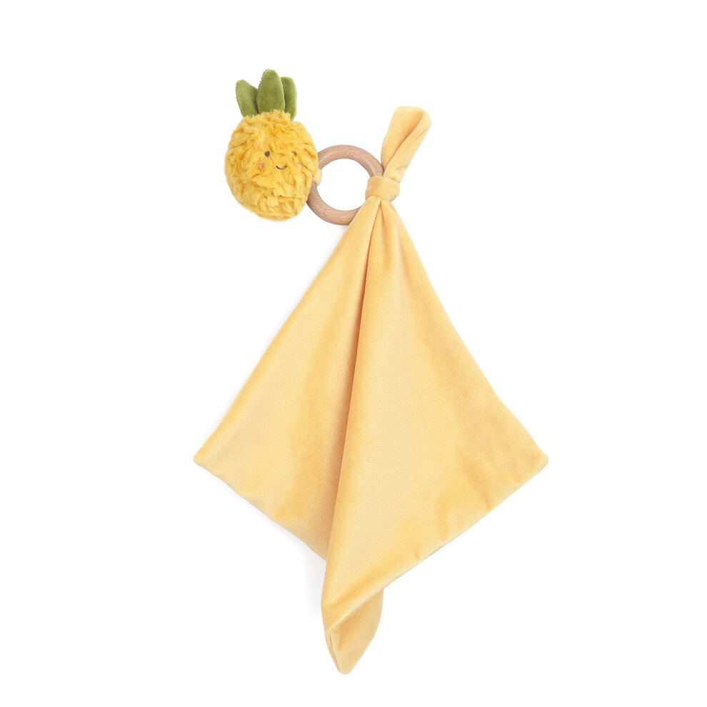 Doudou peluche ananas MON AMI Pina pour b  b   - 11 | Doudou et anneau de dentition pour nouveau-n  s