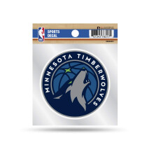Rico Industries NBA Minnesota Timberwolves 4""""x4"""" kis stlus matrica