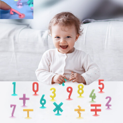 Symbol Figure Decompression Toy Sucker Elastic Force Thinking Kids Gift Training 2