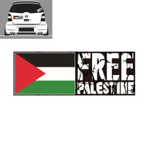 Support Palestine Gaza Flag Body Sticker Pvc Decoration Car Adhesive Decoration