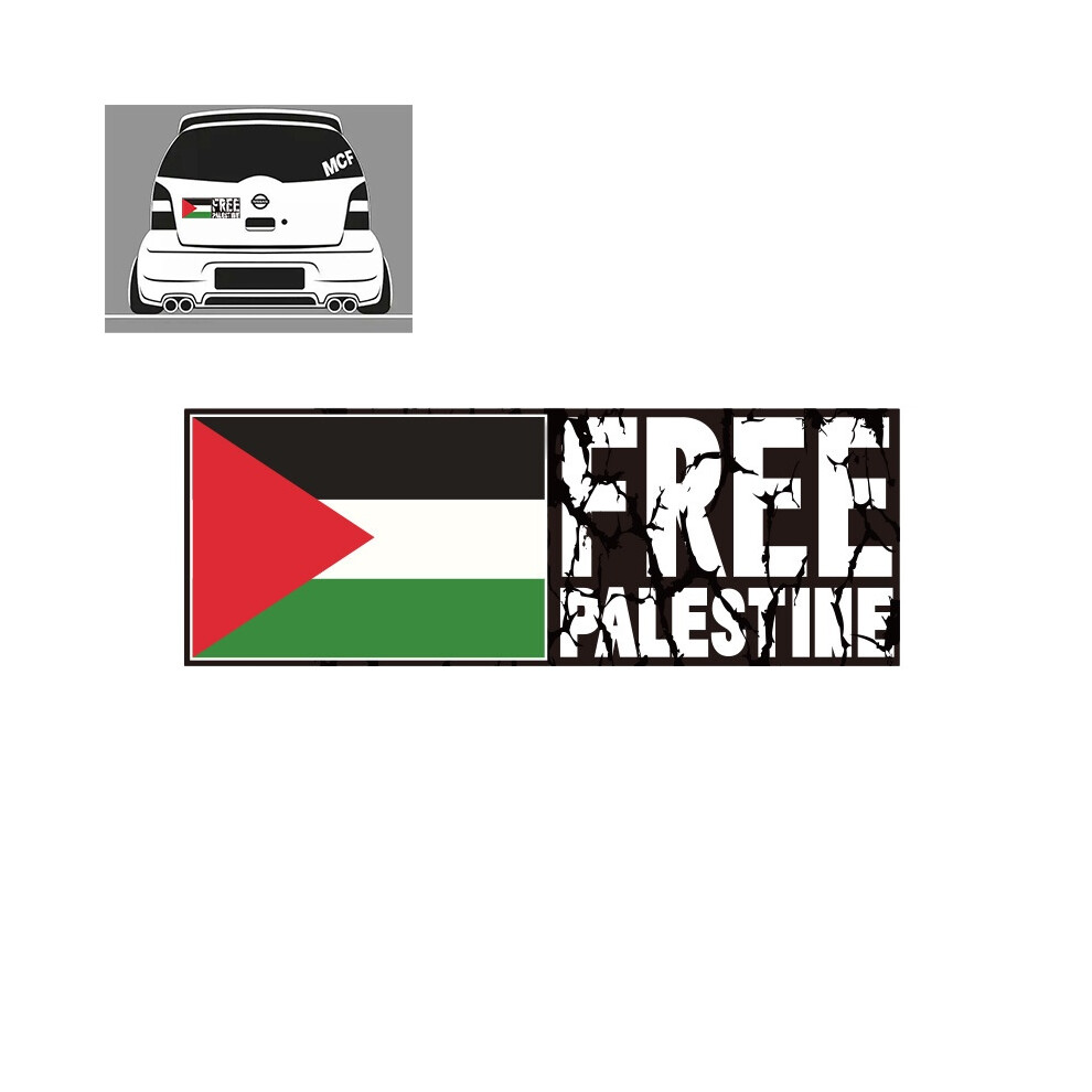 Support Palestine Gaza Flag Body Sticker Pvc Decoration Car Adhesive Decoration