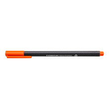 STAEDTLER 334-4 Triplus Fineliner Penna Superfine 0,3 mm Larghezza del tratto - Arancione (Confezione da 10)