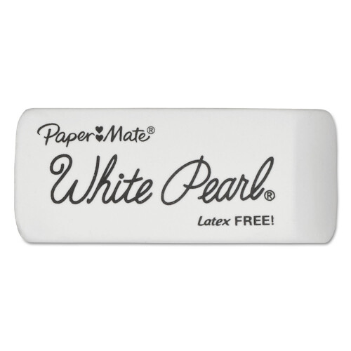 Paper Mate 70624 White Pearl Eraser 3/Pack