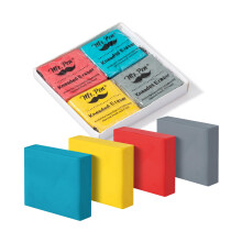 Mr. Pen - Knetradierer, 4er-Pack, bunte Knetradierer f?r K?nstler, Kunstradierer, Knetradierer, formbarer Radiergummi, Kunstradierer zum Zeichnen