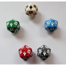 5x Planeswalker Spindown Life Counter - ?n van elke kleur - Magic the Gathering