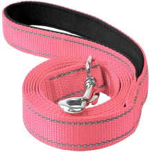 Erbine 6FT fnyvisszavero nylon kutyaprz puha prnzott fogantyval stlshoz, futshoz s edzshez, kis, kzepes s nagy kutyk szmra (neon rz