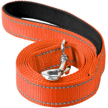 Erbine 6FT fnyvisszavero nylon kutyaprz puha prnzott fogantyval stlshoz, futshoz s edzshez, kis, kzepes s nagy kutyk szmra (narancss