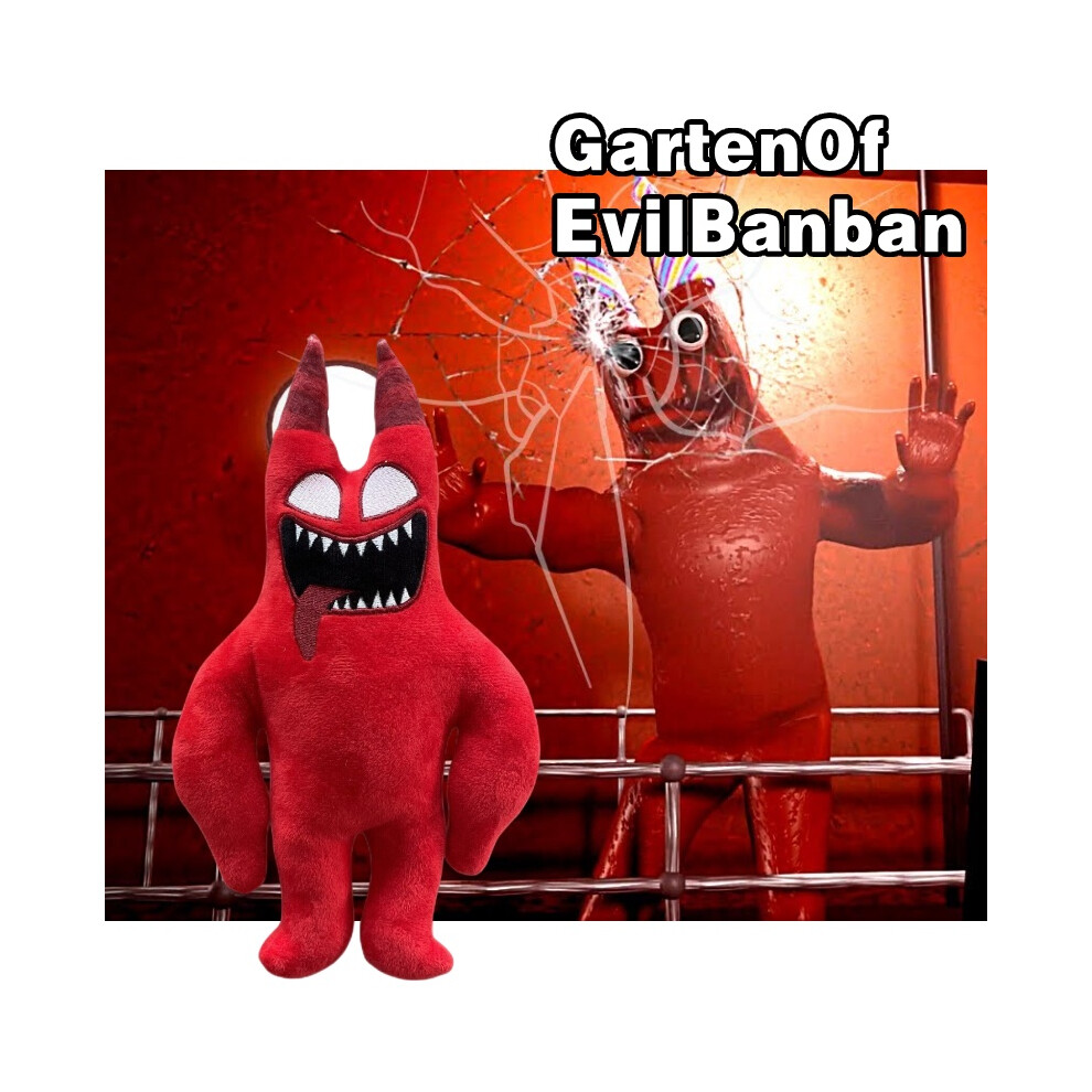 12In Garten Of Banban Evil Monster Plush Toy Stuffed Horror Child Gift Doll Red
