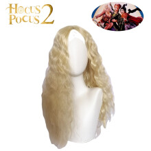 Sarah Sanderson Cosplay Wig Hocus Pocus 2 Curly Hair Halloween Cos Carnival Prop