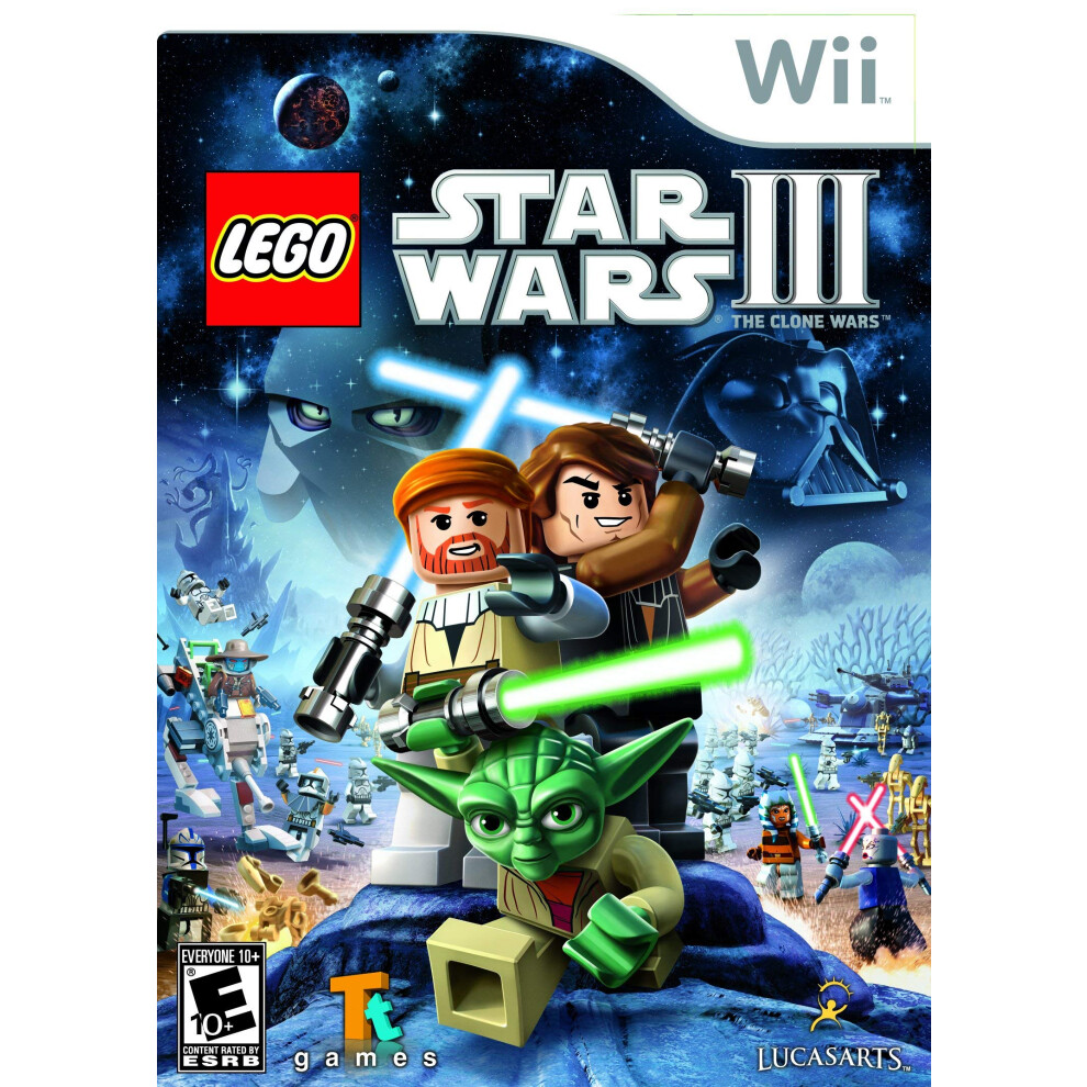 Lego Star Wars Iii: The Clone Wars - Nintendo Wii (Renewed) 090952103560