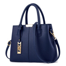 (Blue) Stylish Large Capacity Crossbody Bag For Moms With Convenient Zipper Pockets And Closure