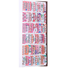 Colorful Coral Bible Tabs Laminated with Matte Film  Cute Bible tabs for Women and Girl  90 Bible Index tabs in Total  66 tabs for Old and New Testame
