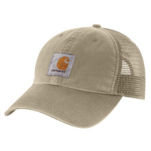 Carhartt Men's Canvas Mesh-Back Cap-Tan-OFA