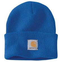 Carhartt Herrar Stickad Cuff Beanie, Beacon Blue, En Storlek