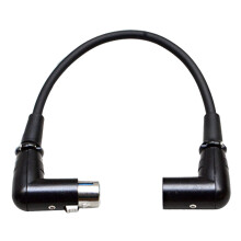 Seismic Audio Uusi 1' Right Angle XLR Patch Cable (SARAX1)