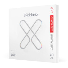 Struny D'Addario Bajo Quinto Struny XS Phosphor Bronze Coated XSAPB2678 Opracowane z gitarami Taylor Zestaw 10 strun