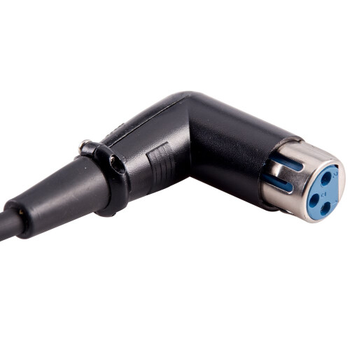 Seismic Audio New 1' Right Angle XLR Patch Cable (SARAX1) 2