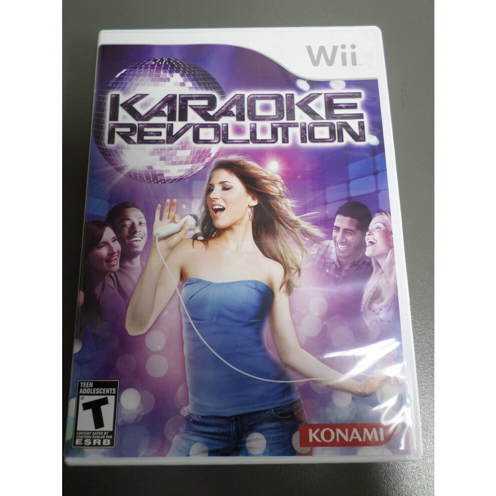 Wii Karaoke Revolution (Game Only) (Renewed) 786513668271