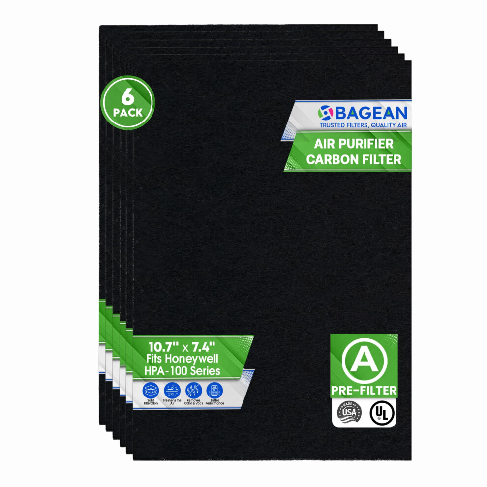 Kohle-Vorfilter A-Filter Fr Luftreiniger Kompatibel Mit Honeywell Hpa100-Serie Passt Als Ersatzfilter Fr Honeywell-Luftreiniger Vorfilter-image