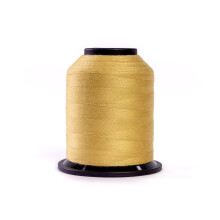 Finesse draad effen kleuren | 100% polyester 3-laags 50 gew. | Draadkegels | 100% polyester draad voor quilten en naaien (struikgewas bruin 1 100 met