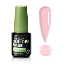 Love easy Salon-Grade Baby Pink Builder Gel - Hypoallergene sterke basislaag | Langdurige hechting (30+ dagen) voor professionele nagels Cadeau voor