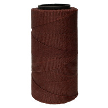 The Beadsmith Knot It gewaxt polyester koord - Pecan kleur - 1 mm diameter - Lichte was 144 meter (472 voet) per spoel - Sieraden maken Macrame Vrien
