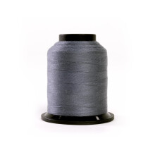 Finesse draad effen kleuren | 100% polyester 3-laags 50 gew. | Draadkegels | 100% polyester draad voor quilten en naaien (houtskool 1 100 meter)